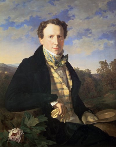 Autoportrait, 1828 - Ferdinand Georg Waldmuller